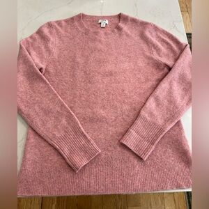 J. Crew Soft Pink Crew Neck Sweater